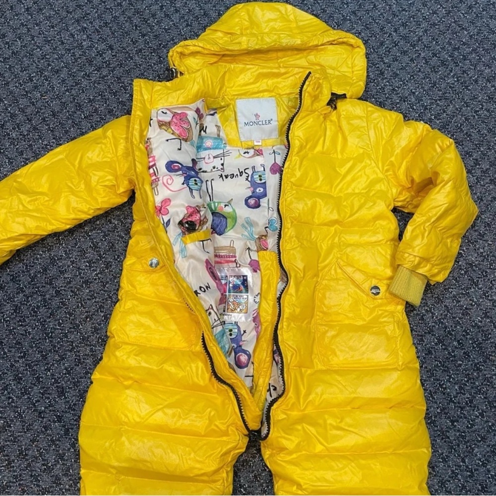 Moncler down jacket Fur winter coat size 6/7